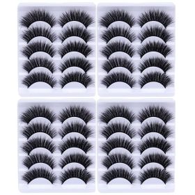 20/10/5 Paar Valse Mink Wimpers Natuurlijke Piekerige Lange Valse Wimpers Handgemaakte Gevleugelde Dikke Lash Voor Wimper Extension Make gereedschap (Color: 20Pairs-A)