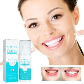 2PCs Teeth Whitening Mousse Foam Refreshing Breath Deep Cleaning Toothpaste (Quantity: 1pcs)