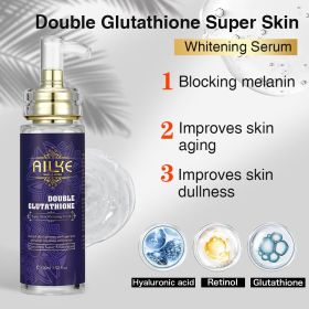 AILKE Hydrating & Brightening Serum for Dark Spots, Fine Lines and Wrinkles, With Collagen, Glutathione,Skin Rejuvenation Serum (NET WT: Glutathione Serum)