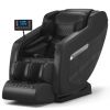 Massage chair, full body zero gravity recliner, with hip heating, foot massage and air massage system, suitable for mom/dad (pure black).