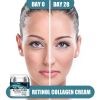 Advanced Retinol Collagen Cream For Face With 5 Hyaluronic Acid Anti-Aging Cream Anti Wrinkle Reduce Fine Lines Lifting And Firming Cream 24-Hour Faci