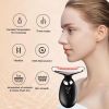 Face Massager Anti-Wrinkle Face Device 3 Modes 45��C Neck Lifting Massagers LED High Frequency Beauty Instrumen EMS Face Massage for Women