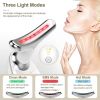 Face Massager Anti-Wrinkle Face Device 3 Modes 45��C Neck Lifting Massagers LED High Frequency Beauty Instrumen EMS Face Massage for Women