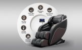 Full Body Massage Chair, Full Body Zero Gravity with 3D Massage Mechanism,Multiple massage modes, Waist and Calf Heater, Foot Roller, Bluetooth Speake